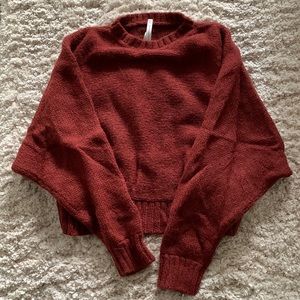 Aritzia The Group Babaton Medium Sweater in Burnt Orange